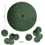 Green Fine Wheel 100pcs, 6x20mm