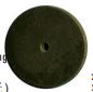 Black Coarse Wheel 100pcs, 6x22mm